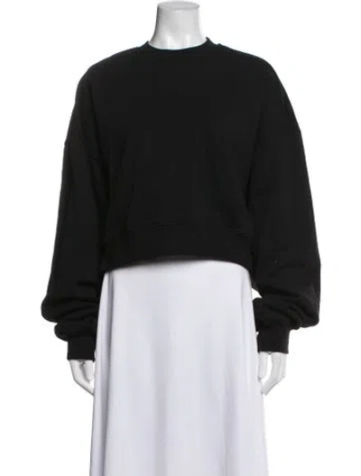 Pre-owned Wardrobe.nyc Crew Neck Sweater In Black
