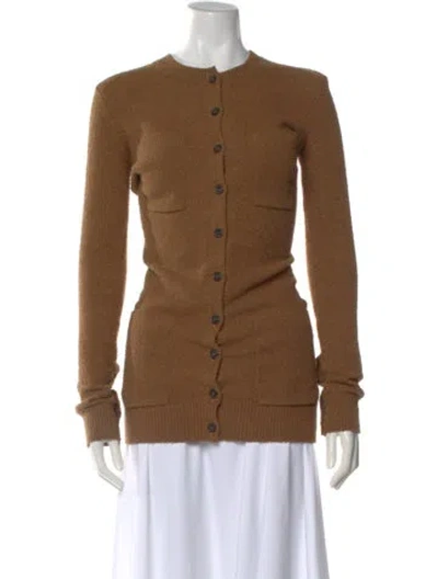 Pre-owned Wardrobe.nyc Crew Neck Sweater In Brown