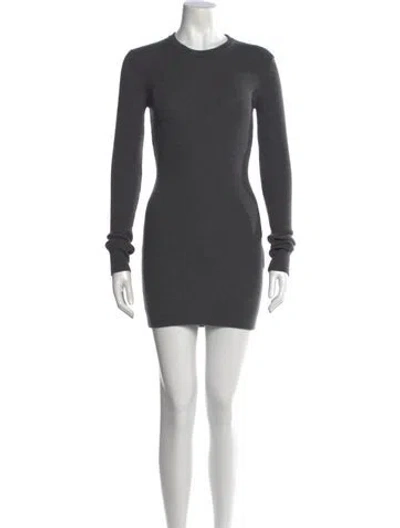 Pre-owned Wardrobe.nyc Crew Neck Sweater In Gray