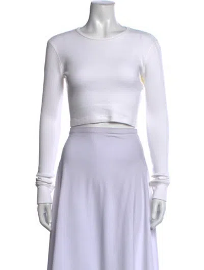 Pre-owned Wardrobe.nyc Crew Neck Sweater In White