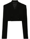 Wardrobe.nyc Cropped Blazer In Black