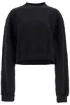 Wardrobe.nyc Oversized Cotton Sweatshirt In Black