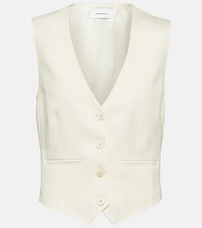 WARDROBE.NYC CROPPED WOOL VEST