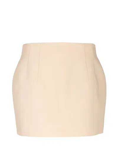 Wardrobe.nyc Dart-detail Mini Skirt In Gray