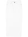 Wardrobe.nyc Denim Column Maxi Skirt In White