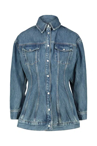 Wardrobe.nyc Denim Contour Jacket Clothing In Blue