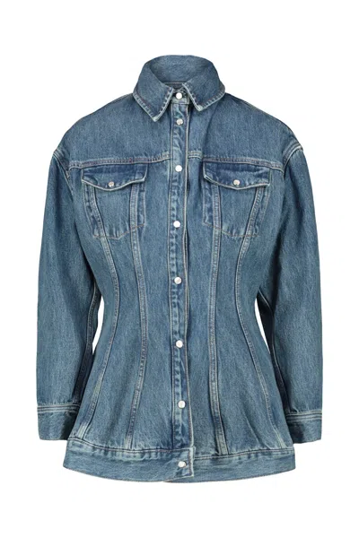 Wardrobe.nyc Wardrobe. Nyc Denim Contour Jacket In Multi