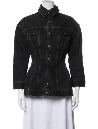 Pre-owned Wardrobe.nyc Denim Jacket In Black