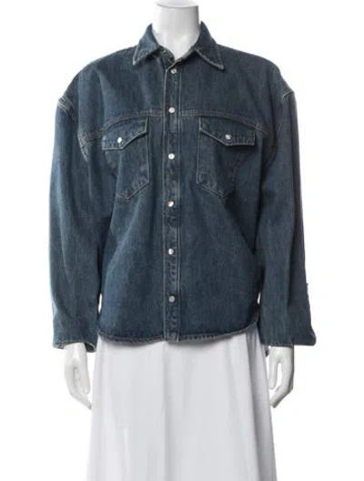 Pre-owned Wardrobe.nyc Denim Jacket In Blue