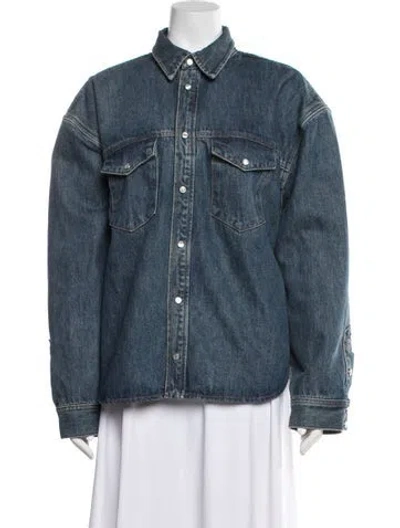 Pre-owned Wardrobe.nyc Denim Jacket In Blue