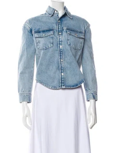 Pre-owned Wardrobe.nyc Denim Jacket W/ Tags In Blue