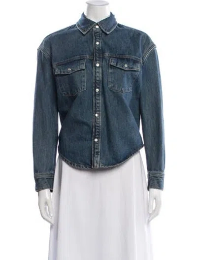 Pre-owned Wardrobe.nyc Denim Jacket W/ Tags In Blue