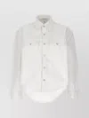 Wardrobe.nyc Denim Jacket With Chest Pockets And Collared Neck