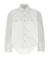Wardrobe.nyc Denim Jacket With Chest Pockets In White