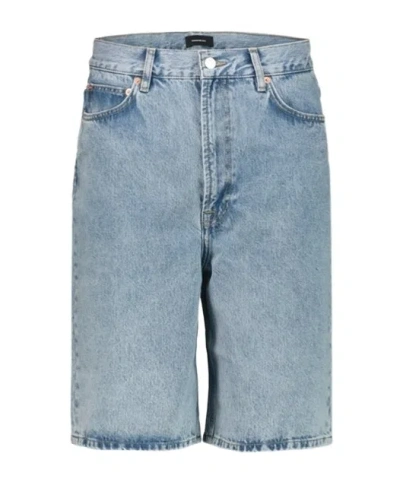WARDROBE.NYC DENIM LOW RISE SHORT