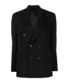 Wardrobe.nyc Wardrobe. Nyc Double Breasted Blazer In Black