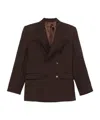 Wardrobe.nyc Double-breasted Blazer In Black