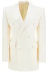 Wardrobe.nyc White Blazer Virgin Wool Mini Dress In White