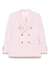 Wardrobe.nyc Double-breasted Blazer In Pink