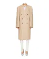 Wardrobe.nyc Beige Hailey Bieber Edition Double-breasted Coat In Neutral