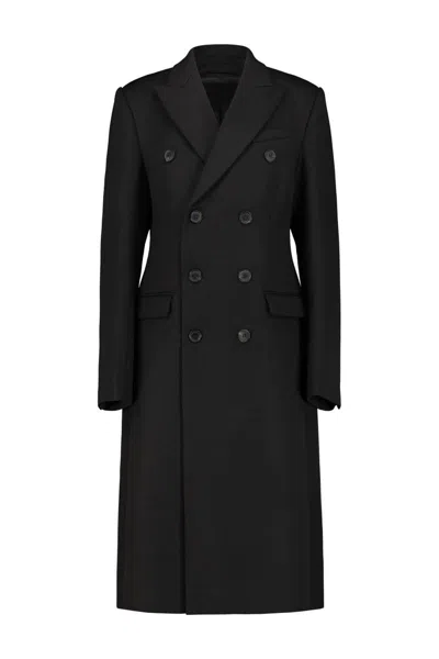 Wardrobe.nyc Double Breasted Coat Clothing In Black