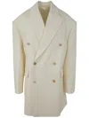 Wardrobe.nyc Double Breasted Oversized Coat Clothing In White