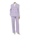 Wardrobe.nyc Double-breasted Suit Jacket In Purple