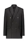 Wardrobe.nyc Double Brested Blazer In Black