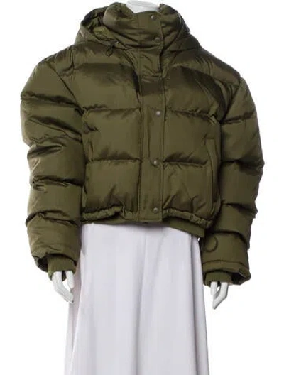 Pre-owned Wardrobe.nyc Down Jacket In Green