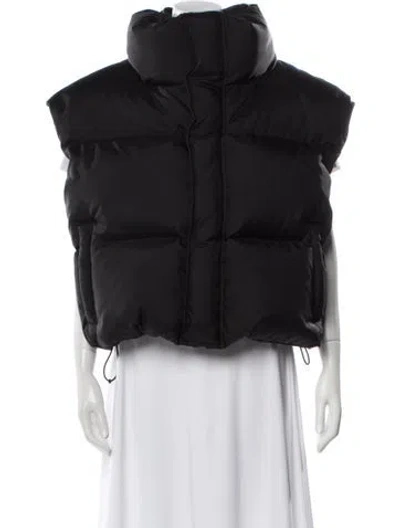 Pre-owned Wardrobe.nyc Down Puffer Vest In Black