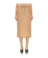 Wardrobe.nyc Drawstring Waist Skirt