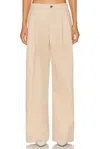 Wardrobe.nyc Wide-leg Cotton Trousers In Khaki