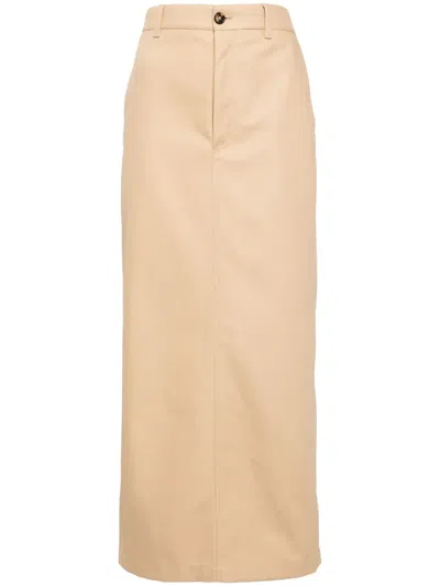 WARDROBE.NYC DRILL COLUMN MAXI SKIRT