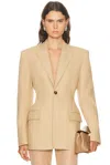 Wardrobe.nyc Drill Contour Blazer In Brown