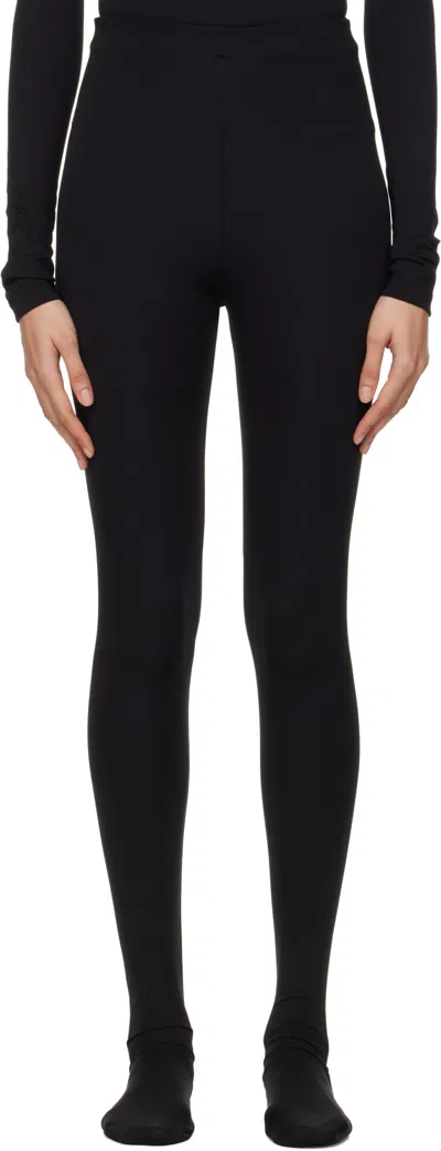 Wardrobe.nyc Elastic Plain Knitted Skinny Pants