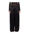 Wardrobe.nyc Elastic Waist Casual Pants In Black