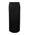 Wardrobe.nyc Satin-finish Midi Skirt