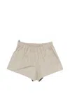 Wardrobe.nyc Elasticated Shorts In Neutral