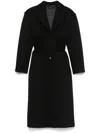 Wardrobe.nyc Wardrobe. Nyc Bonded Single Breasted Coat Black In Black