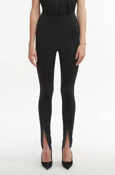 Wardrobe.nyc Front Zip Legging In Black