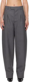 Wardrobe.nyc Gray Hailey Bieber Edition Hb Trousers In Charcoal