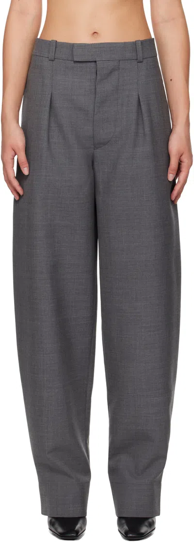 Wardrobe.nyc Gray Hailey Bieber Edition Hb Trousers In Charcoal