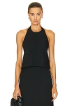 Wardrobe.nyc Backless Virgin-wool Top In Black