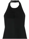 Wardrobe.nyc Backless Virgin-wool Top In Black