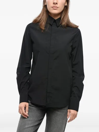 Wardrobe.nyc Hidden-placket Shirt In Black