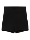 Wardrobe.nyc High-rise Shorts In Black