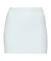 Wardrobe.nyc Towelling-finish Mini Skirt