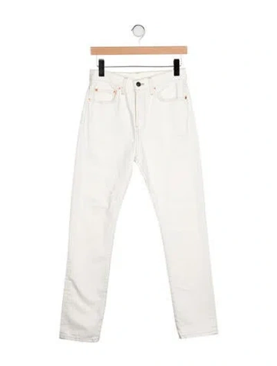 Pre-owned Wardrobe.nyc High-rise Straight Leg Jeans In Green