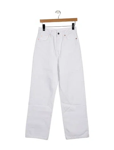 Pre-owned Wardrobe.nyc High-rise Wide Leg Jeans W/ Tags In Blue