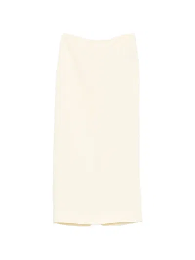 Wardrobe.nyc High-waisted Pencil Midi Skirt In Pink